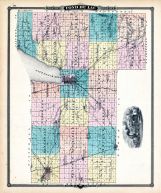Fond du Lac County Map, Wisconsin State Atlas 1878